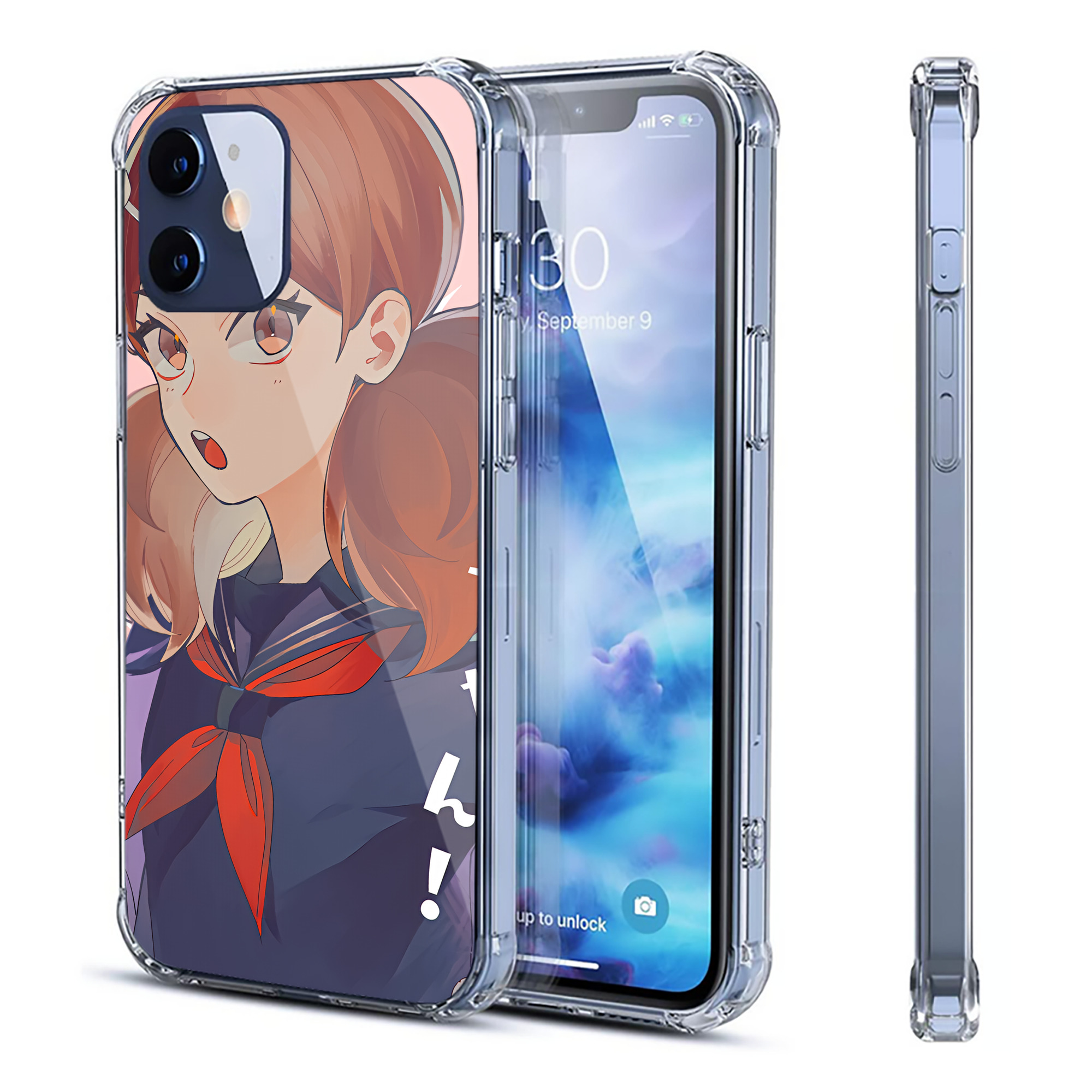 （画像用） ハイキュー!! Haikyu!! 【iPhone 12シリーズ対応】透明スマホケース（クリアソフトケース）
